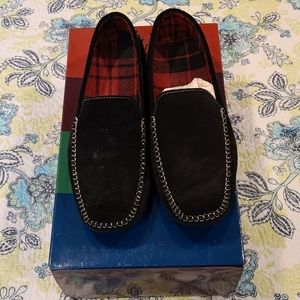 Men's Cole Haan Zermatt Wool Black Suede Loafers